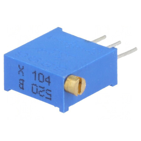 Potenţiometru 100kΩ 500mW THT Multitură ±10% | Electronic-mag.ro | Componente Electronice