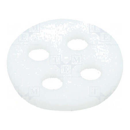 Bucșă de distanțare LED albă Ø5,1mm Lungime 0,9mm | Electronic-mag.ro | Componente Electronice