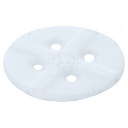 Bucșă de distanțare LED albă Ø5,7mm Lungime 0,5mm | Electronic-mag.ro | Componente Electronice