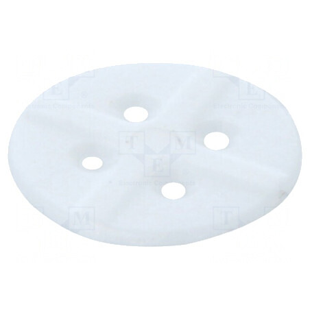 Bucșă de distanțare LED albă Ø5,7mm Lungime 0,5mm | Electronic-mag.ro | Componente Electronice