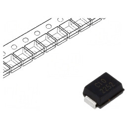 Diodă TVS bidirecțională 1kW 11,1-12,3V 58,9A SMB rola bandă | Electronic-mag.ro | Componente Electronice