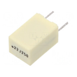 Condensator poliester 220nF 140VAC 250VDC 5mm ±5% THT R82 | Electronic-mag.ro | Componente Electronice