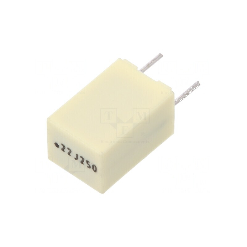 Condensator poliester 220nF 140VAC 250VDC 5mm ±5% THT R82 | Electronic-mag.ro | Componente Electronice