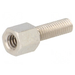 Piuliță distanțieră filetată 5mm UNC4-40 alamă | Electronic-mag.ro | Componente Electronice