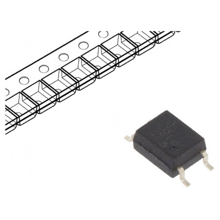 Optocuplor SMD 3,75kV 80V SO6 | Electronic-mag.ro | Componente Electronice