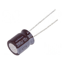 Condensator electrolitic low ESR 390uF 10VDC THT Ø10x12,5mm | Electronic-mag.ro | Componente Electronice