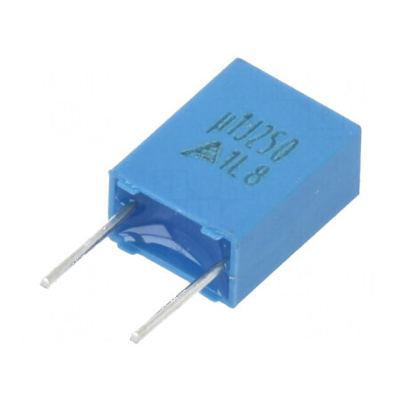Condensator poliester 0,1uF 160VAC 250VDC 5mm ±5% THT | Electronic-mag.ro | Componente Electronice