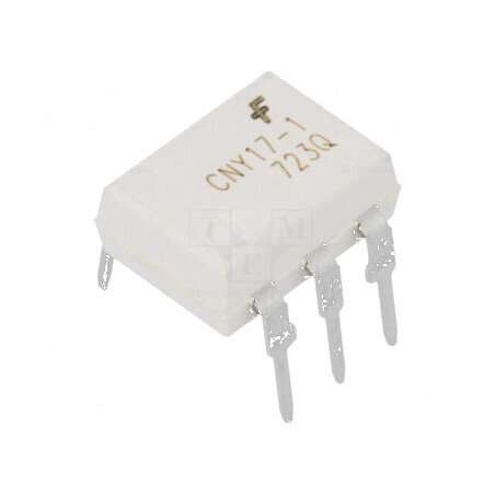 Optocuplor THT CNY17, 4,17kV, DIP6, 1 Canal, Ieșire Tranzistori | Electronic-mag.ro | Componente Electronice