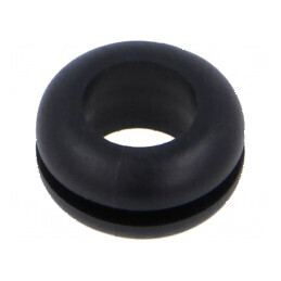 Manșon PVC negru Øorif.mont 9,5mm Øorif 8mm 0÷80°C | Electronic-mag.ro | Componente Electronice