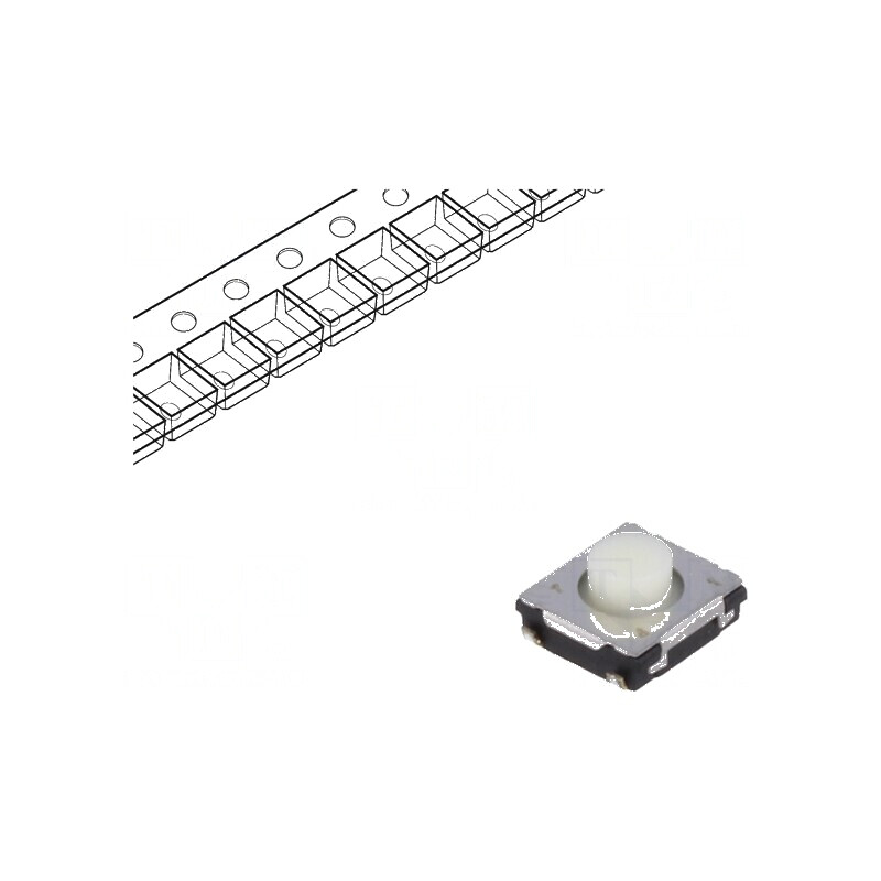Microîntrerupător TACT SPST 0,02A/15VDC SMT Poz: 2 | Electronic-mag.ro | Componente Electronice Microîntrerupător TACT SPST 0,02A/15VDC SMT Poz: 2 | Electronic-mag.ro | Componente Electronice