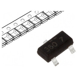 Tranzistor N-MOSFET 20V 1,7A 500mW SuperSOT-3 | Electronic-mag.ro | Componente Electronice