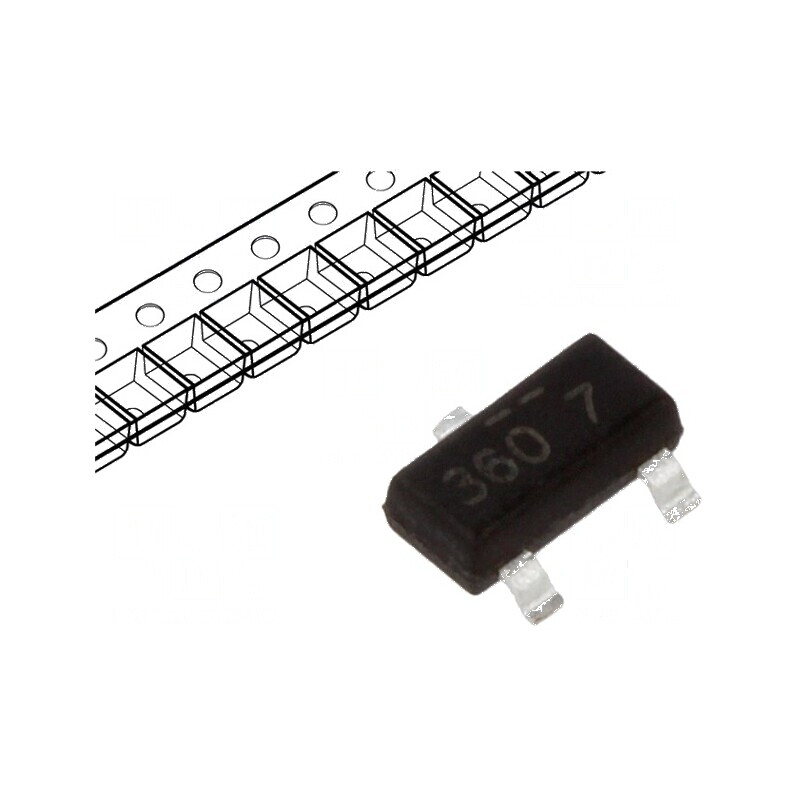 Tranzistor N-MOSFET 20V 1,7A 500mW SuperSOT-3 | Electronic-mag.ro | Componente Electronice