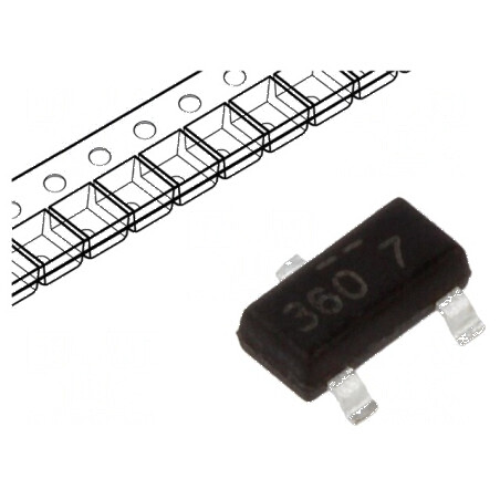 Tranzistor N-MOSFET 20V 1,7A 500mW SuperSOT-3 | Electronic-mag.ro | Componente Electronice