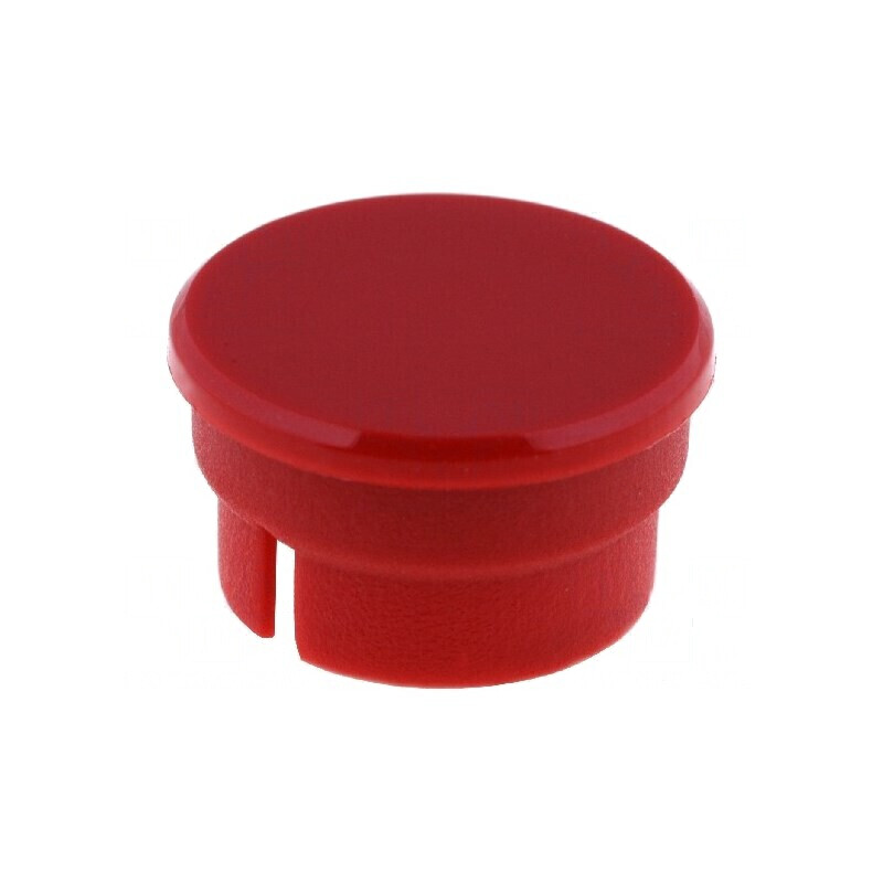 Capac poliamidă roșie 15mm - temperatură 20÷70°C | Electronic-mag.ro | Componente Electronice