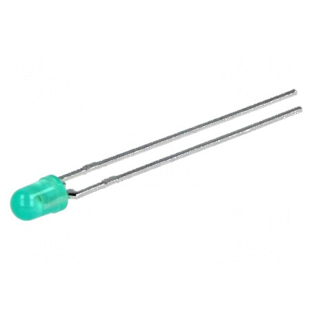 LED 3mm Verde Convex 50° 1÷2,3mcd | Electronic-mag.ro | Componente Electronice