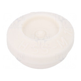 Manșon Øorif.mont 16mm elastomer termoplastic TPE alb IP67 | Electronic-mag.ro | Componente Electronice