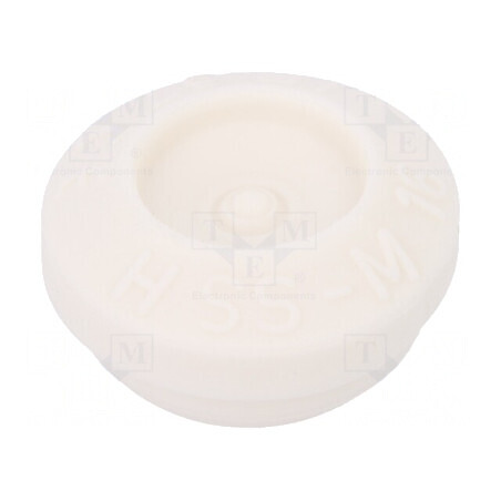 Manșon Øorif.mont 16mm elastomer termoplastic TPE alb IP67 | Electronic-mag.ro | Componente Electronice