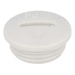 Capac de protecţie PG11 IP54 poliamidă gri | Electronic-mag.ro | Componente Electronice
