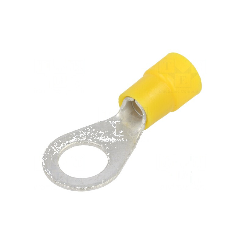 Vârf inelar M8 Ø 8,5mm 4-6mm² cu cablu izolat cupru | Electronic-mag.ro | Componente Electronice