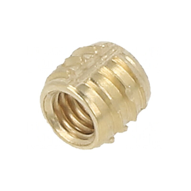 Adaos filetat alamă M3 4mm pentru plastic TRISERT® | Electronic-mag.ro | Componente Electronice Adaos filetat alamă M3 4mm pentru plastic TRISERT® | Electronic-mag.ro | Componente Electronice