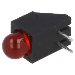 LED 5mm roșu 20mA 60° 2÷2,5V 8÷30mcd | Electronic-mag.ro | Componente Electronice