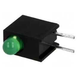 LED 3mm Verde 1 Diode 20mA 40° 2,2-2,5V | Electronic-mag.ro | Componente Electronice