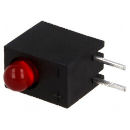 LED 3mm roșu 20mA 40° 2÷2,5V 12÷25mcd | Electronic-mag.ro | Componente Electronice