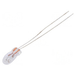 Lampă miniaturală 12VDC 50mA Balon T1 Ø3mm L7mm | Electronic-mag.ro | Componente Electronice