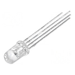 LED 5mm RGB Convex 25° Catod Comun 4 Termeni | Electronic-mag.ro | Componente Electronice
