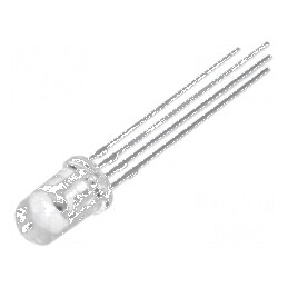 LED 5mm RGB Convex 25° Anodizat - Pachet 4 Bucăți | Electronic-mag.ro | Componente Electronice