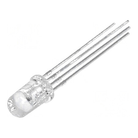 LED 5mm RGB Convex 25° Anodizat - Pachet 4 Bucăți | Electronic-mag.ro | Componente Electronice