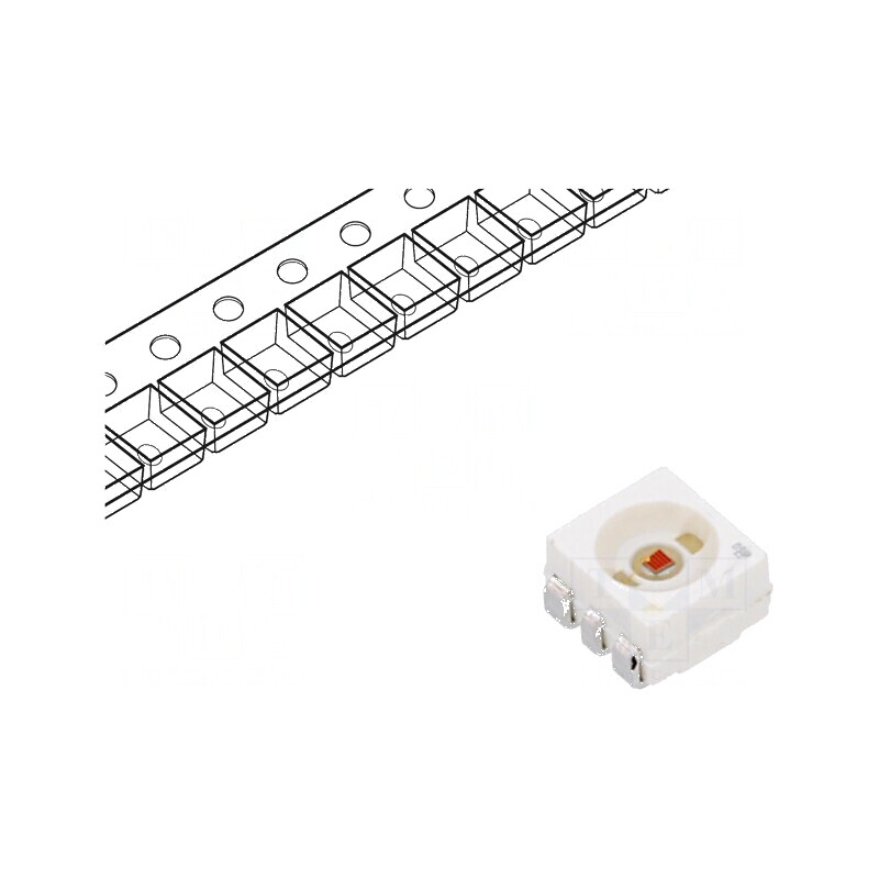 LED SMD galben 3,5x3,2mm 120° 140mA 3550÷11200mcd | Electronic-mag.ro | Componente Electronice LED SMD galben 3,5x3,2mm 120° 140mA 3550÷11200mcd | Electronic-mag.ro | Componente Electronice
