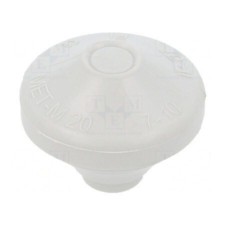 Manșon elastomer TPE gri 7-10mm IP67 MET-M | Electronic-mag.ro | Componente Electronice