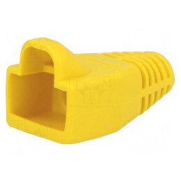 Protecție mufă RJ45 6mm galbenă | Electronic-mag.ro | Componente Electronice