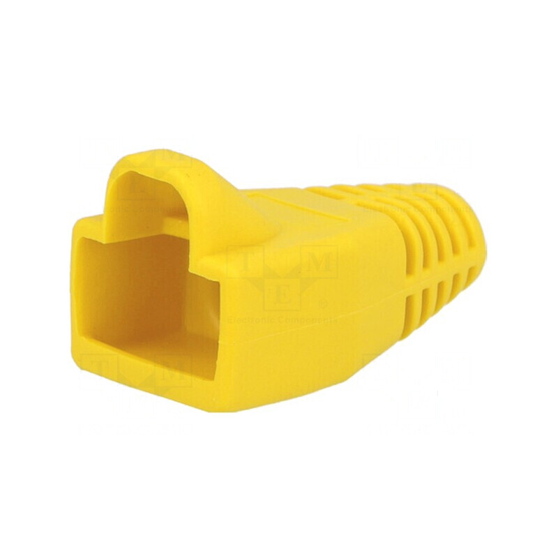 Protecție mufă RJ45 6mm galbenă | Electronic-mag.ro | Componente Electronice