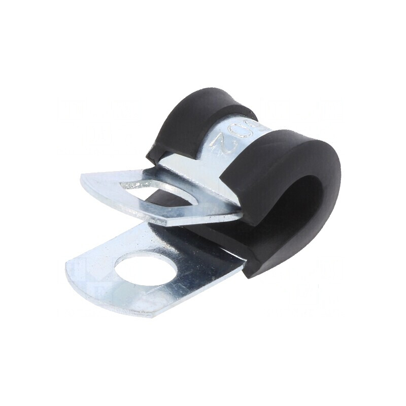 Clipsuri oţel Øbuclă 6,4-7,9mm, lăţime 13mm, orificiu montaj 6,5mm | Electronic-mag.ro | Componente Electronice