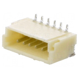 Conector cablu-placă soclu tată 1mm PIN 6 SMT 50V 1A 20mΩ | Electronic-mag.ro | Componente Electronice