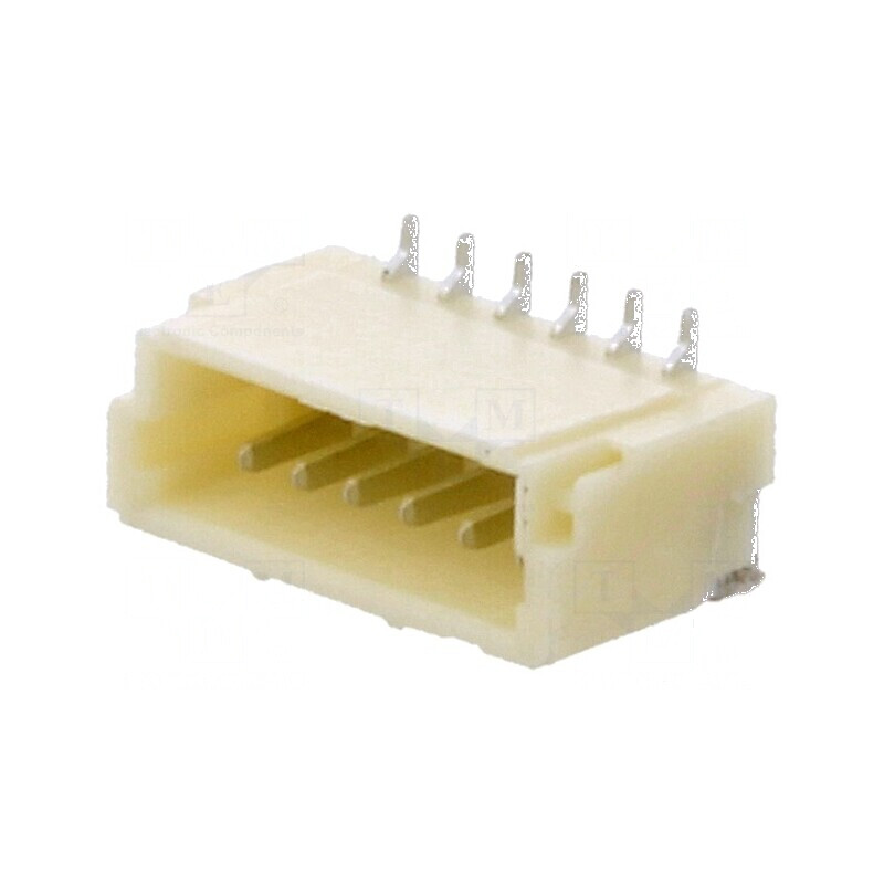Conector cablu-placă soclu tată 1mm PIN 6 SMT 50V 1A 20mΩ | Electronic-mag.ro | Componente Electronice