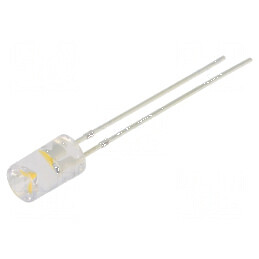 LED 5mm alb cald efect lumânare 1560÷2180mcd 120° | Electronic-mag.ro | Componente Electronice