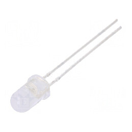 LED 5mm Portocalie 4200-5800mcd 100° Convex | Electronic-mag.ro | Componente Electronice
