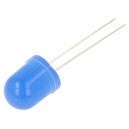 LED albastru 10mm 750÷1120mcd 30° convex | Electronic-mag.ro | Componente Electronice