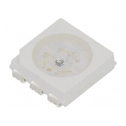LED Verde Clipitor 750÷1120mcd 120° 20mA 3÷5VDC 5x5x1,5mm | Electronic-mag.ro | Componente Electronice