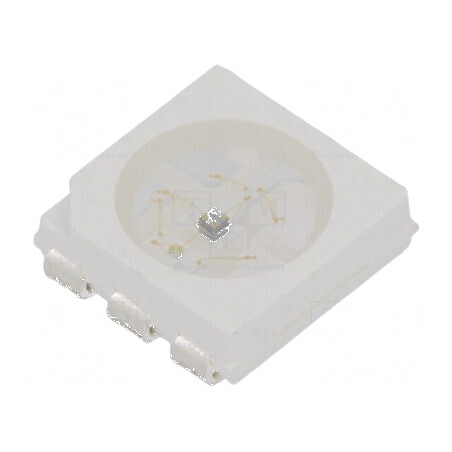 LED Verde Clipitor 750÷1120mcd 120° 20mA 3÷5VDC 5x5x1,5mm | Electronic-mag.ro | Componente Electronice