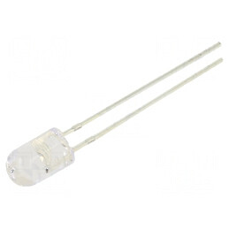 LED 5mm roșie 2180-3000mcd 30° convex 150mW | Electronic-mag.ro | Componente Electronice