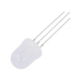 LED 10mm roșie/galbenă 90° plat, 3 termeni | Electronic-mag.ro | Componente Electronice