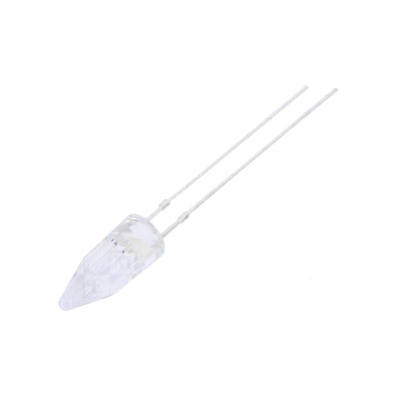 LED 5mm galben 500-750mcd 100° Rocket 12VDC | Electronic-mag.ro | Componente Electronice