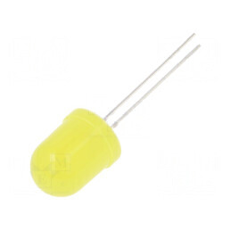 LED galben 10mm 1120-1560mcd 30° convex | Electronic-mag.ro | Componente Electronice
