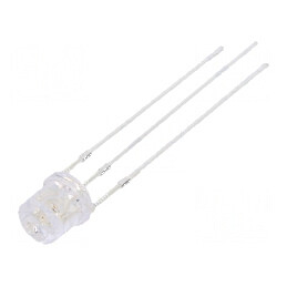 LED 5mm Verde/Galben 140° Plat Nr. Term: 3 | Electronic-mag.ro | Componente Electronice