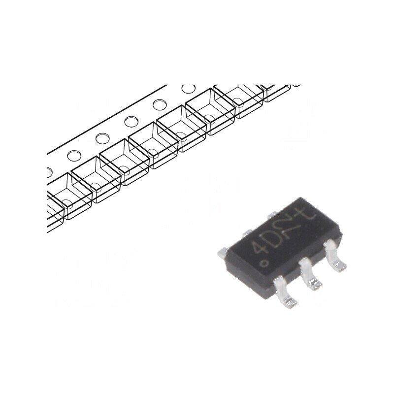 Diodă TVS 7,5V Unidirecțională SC74 SOT457 TSOP6 | Electronic-mag.ro | Componente Electronice