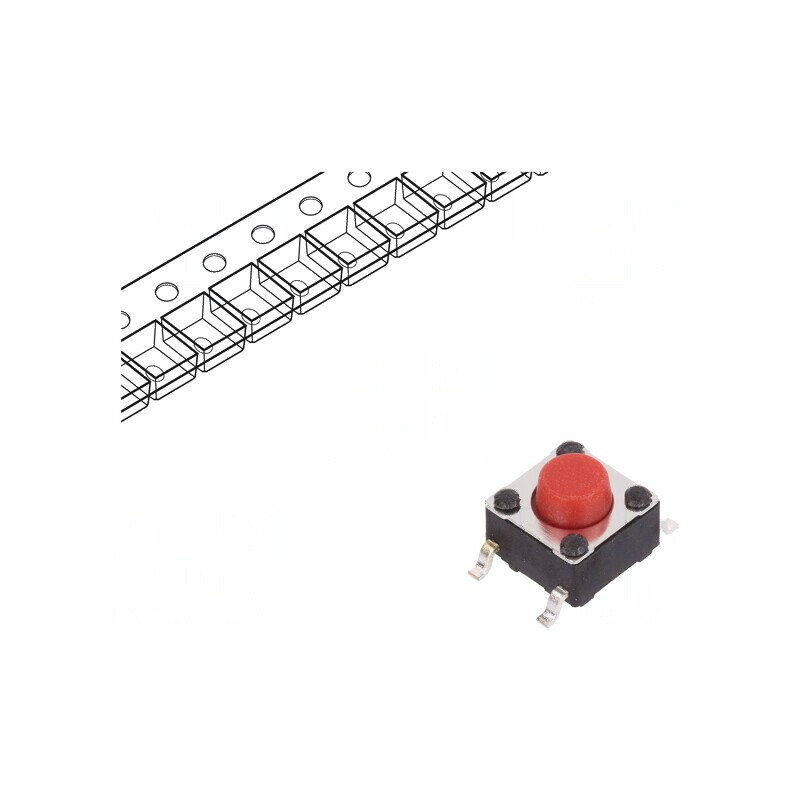 Microîntrerupător TACT SPST-NO 0,05A/12VDC SMT | Electronic-mag.ro | Componente Electronice Microîntrerupător TACT SPST-NO 0,05A/12VDC SMT | Electronic-mag.ro | Componente Electronice
